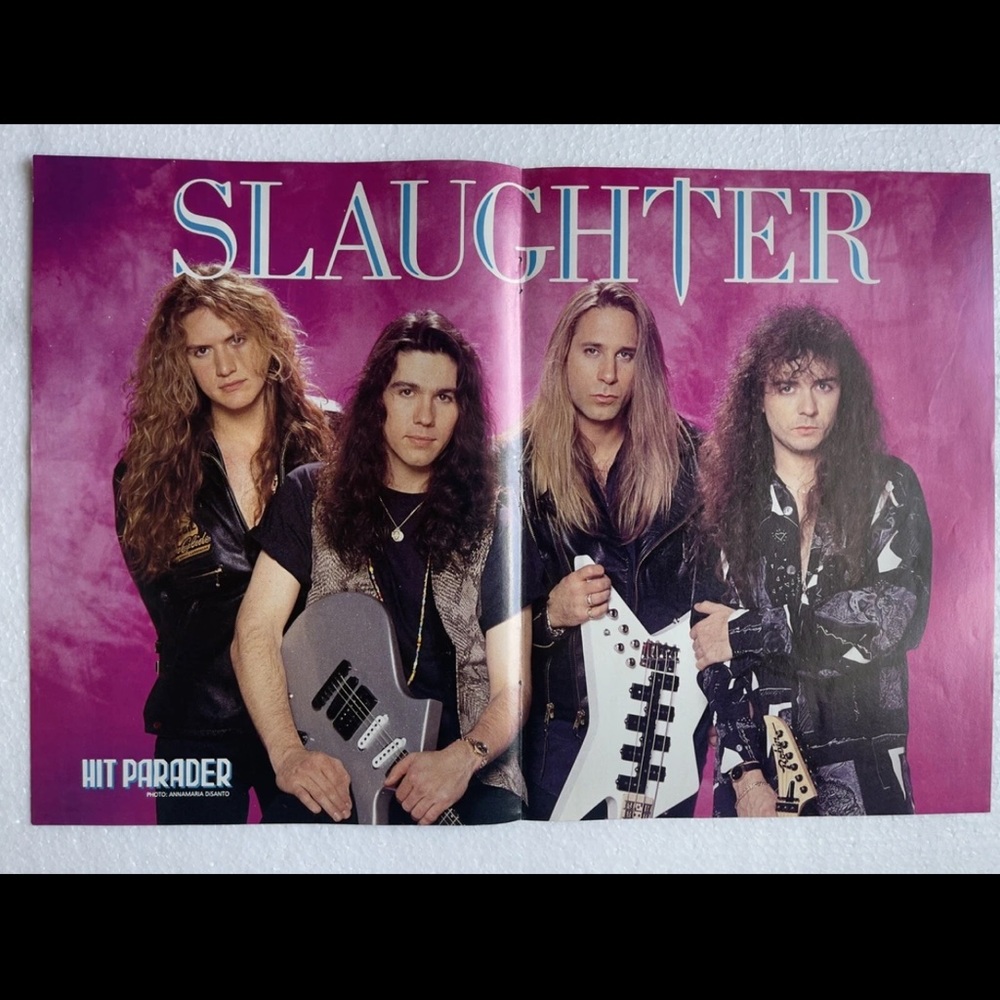 Slaughter Band Centerfold pinup